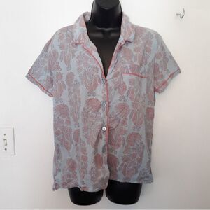 J. Crew button down pajama top